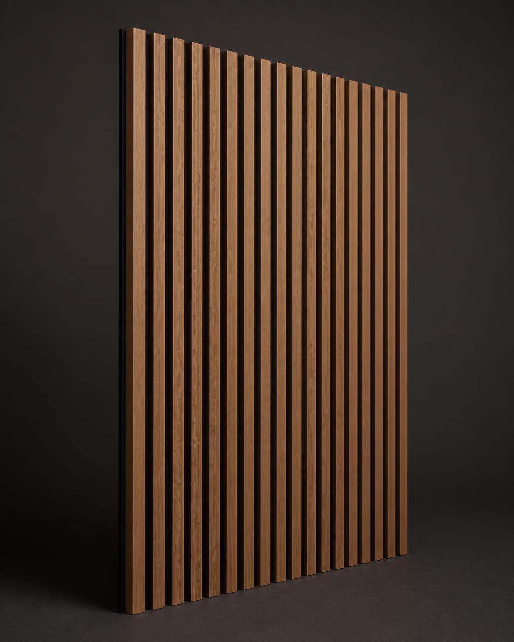 Akoestisch wandpaneel Light Walnut